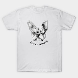 French bulldog newspaper style T-Shirt